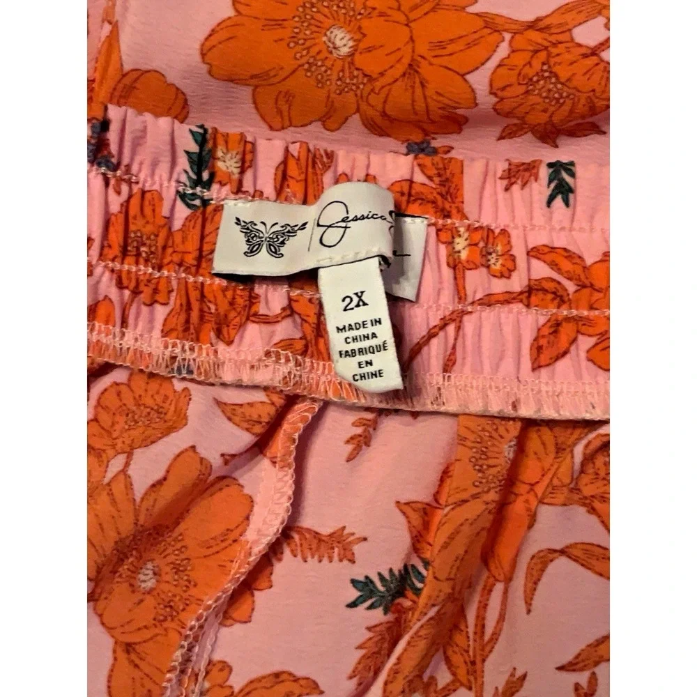 Jessica Simpson Plus Size Floral Kimono & Palazzo Pants Set Mixed Sizes